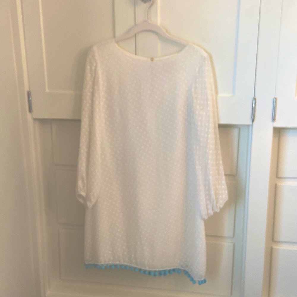 Darling Sail to Sable Dress with Pom Pom Detail